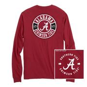  Alabama Southern Tide Ring Badge Long Sleeve Tee