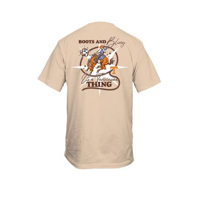 Tennessee Boots and Bling Comfort Colors Pocket Tee