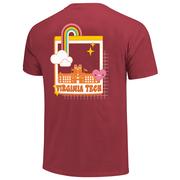  Virginia Tech Funky Camp Frame Comfort Colors Tee