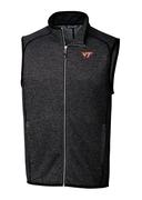  Virginia Tech Cutter & Buck Men's Mainsail Sweater Knit Vest