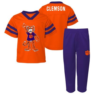 Clemson Infant Red Zone Jersey Pant Set