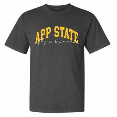 App State Classic Arch Over Script Comfort Colors Tee