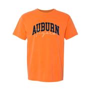  Auburn Classic Arch Over Script Comfort Colors Tee