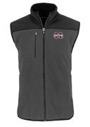  Mississippi State Cutter & Buck Men's Cascade Sherpa Fleece Vest