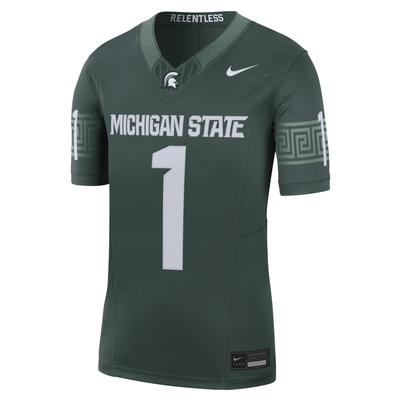 Michigan State Nike Limited VF Home #1 Game Jersey
