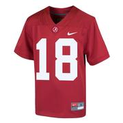  Alabama Nike Youth Replica # 18 Jersey