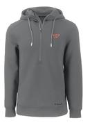  Virginia Tech Cutter & Buck Men's Roam Eco Half Zip Pullover Hoodie