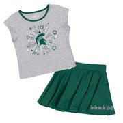  Michigan State Colosseum Toddler Minds For Molding Top And Skort Set