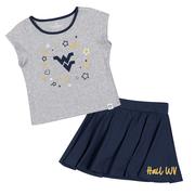  West Virginia Colosseum Toddler Minds For Molding Top And Skort Set