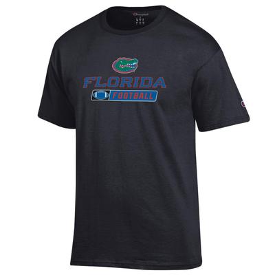 Florida Champion Basic Football Tee BLACK