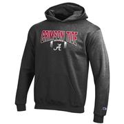  Alabama Champion Youth Split Color Over Laces Hoodie