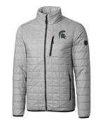  Michigan State Cutter & Buck Rainier Eco Insulated Puffer Jacket