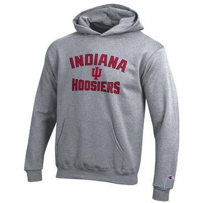 Indiana Champion YOUTH Stacked Logo Hoodie