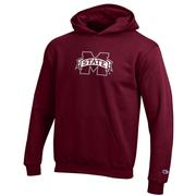  Mississippi State Champion Youth Giant Logo Hoodie