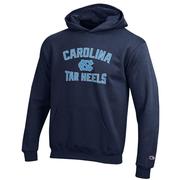  Carolina Champion Youth Stacked Logo Hoodie