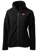  Virginia Tech Cutter & Buck Women's Cascade Sherpa Fleece Jacket