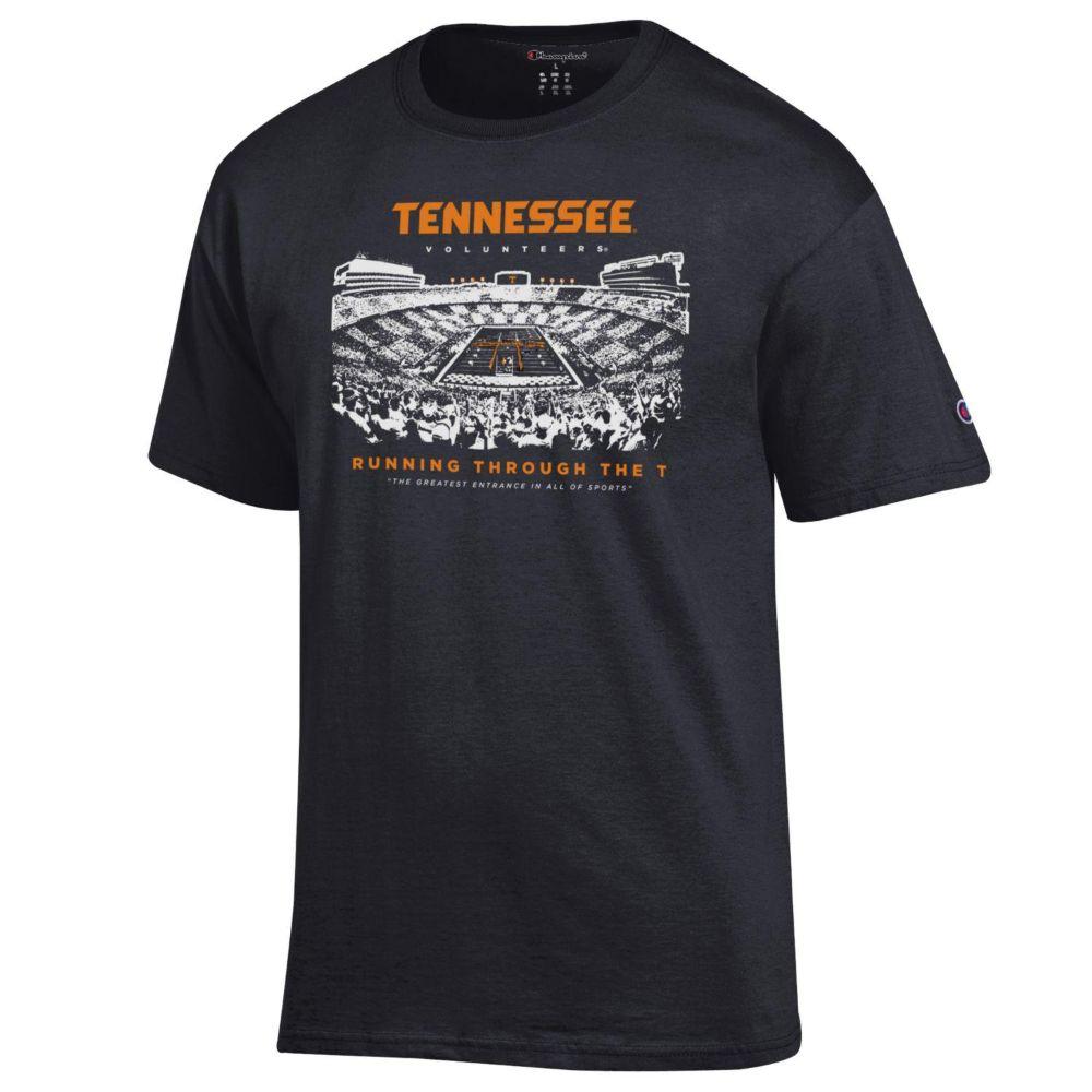 Vols | Tennessee Champion Running Through the T Tee | Alumni Hall