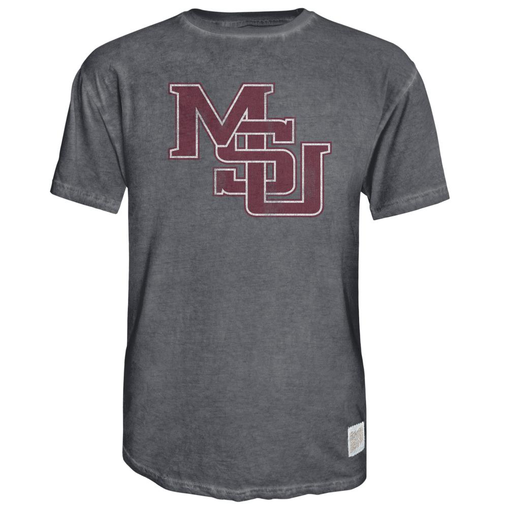 Bulldogs | Mississippi State Vault Interlock MSU Oil Wash Tee | Alumni Hall