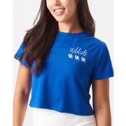  Kentucky Kadyluxe Milky Silk Cropped Tee