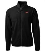  Virginia Tech Cutter & Buck Men's Cascade Sherpa Fleece Jacket