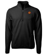  Clemson Cutter & Buck Men's Cascade Sherpa Fleece 1/4 Zip Pullover