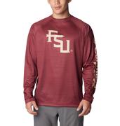  Florida State Columbia Pfg Terminal Tackle Heather Long Sleeve Shirt