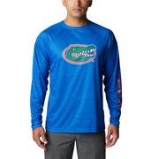  Florida Columbia Pfg Terminal Tackle Heather Long Sleeve Shirt