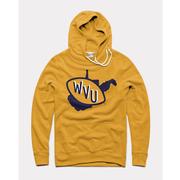  West Virginia Charlie Hustle Football State Hoodie