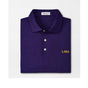  Lsu Peter Millar Dolly Printed Performance Polo