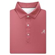  Alabama Turtleson Mini Diamond Jacquard Performance Polo