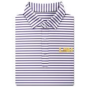  Lsu Turtleson Gus Stripe Performance Polo