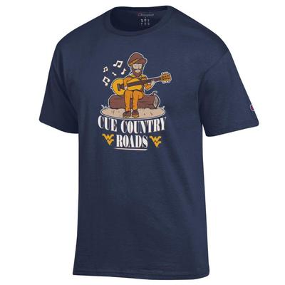 West Virginia Champion Cue Country Roads Tee