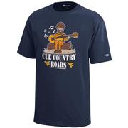  West Virginia Champion Youth Cue Country Roads Tee