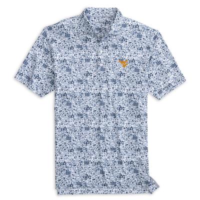 West Virginia Johnnie-O Tailgater 2.0 Polo
