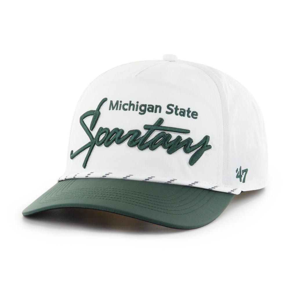 Spartans  Michigan State 47 Brand Overhand MVP Script Rope Hat