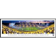  West Virginia 2023 Backyard Brawl Stripe The Stadium Framed 13.5 