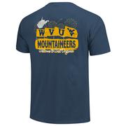  West Virginia Fireworks Flag Comfort Colors Tee