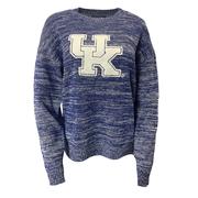  Kentucky Darby 2 Heather Chenille Applique Sweater