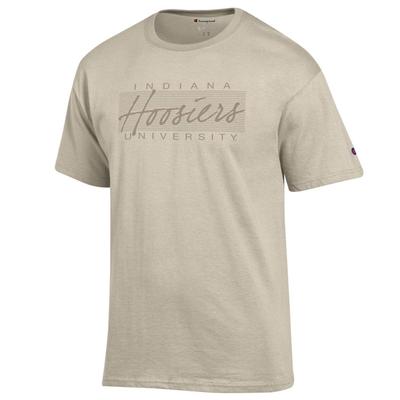 Indiana Champion Tonal Script Stack Tee