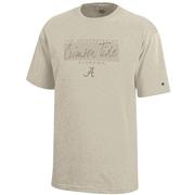  Alabama Champion Youth Tonal Script Stack Tee