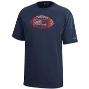  Auburn Champion Youth Football Typeface Tee