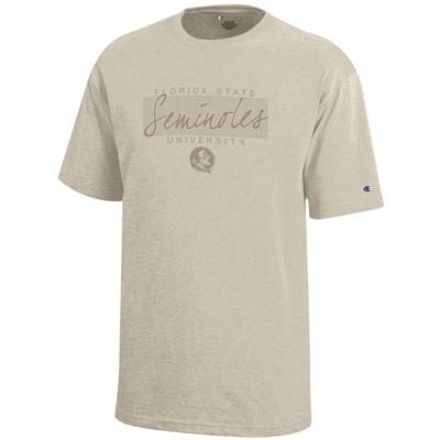 Florida State Champion YOUTH Tonal Script Stack Tee