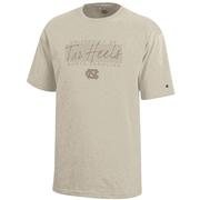  Carolina Champion Youth Tonal Script Stack Tee