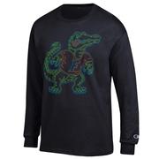  Florida Champion Neon Standing Gator Long Sleeve Tee