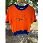  Ellsworth & Ivey Tailgators Chainstitch Chenille Sweater Tee