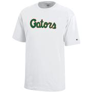  Florida Champion Youth Gator Skin Script Tee