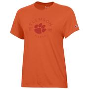  Clemson Champion Women's Core Circle Logo Tee