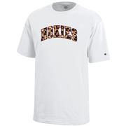  Virginia Tech Champion Youth Leopard Print Arch Tee