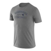  West Virginia Nike Dri- Fit Legend Arch Mascot Football Tee