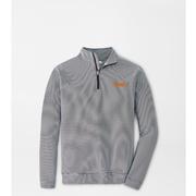  Tennessee Peter Millar Vault Vol Star Perth Mini Stripe 1/4 Zip Pullover